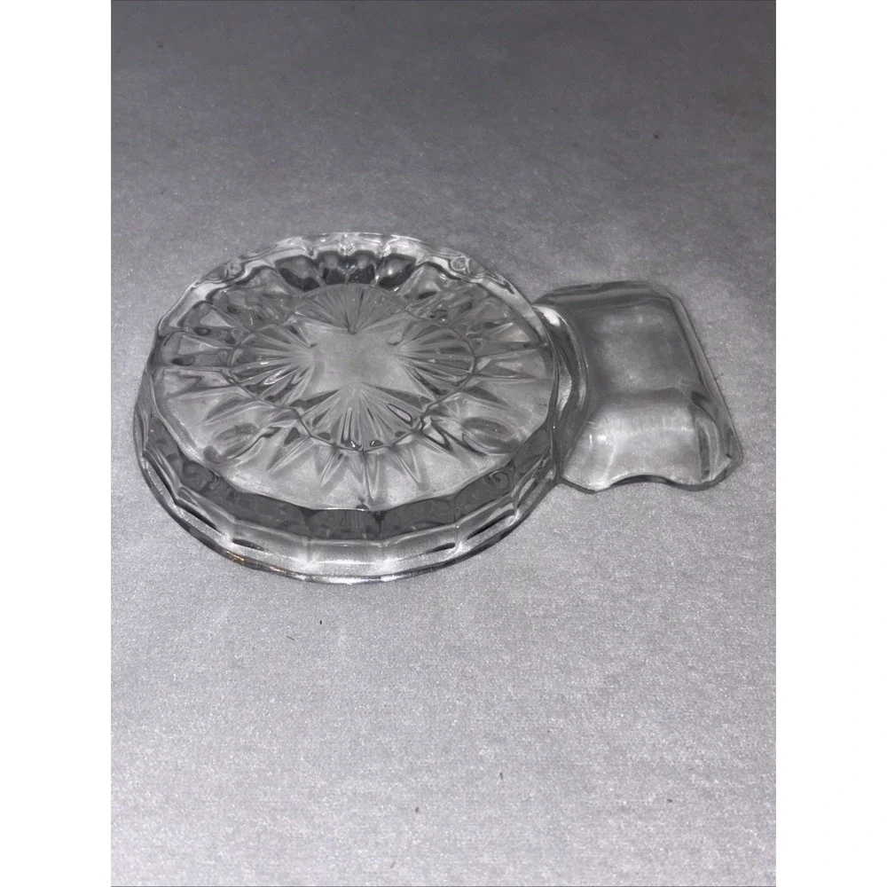 Shannon Crystal Freedom Pattern Coasters‎ With Spoon Rest Combo Vintage set of 3